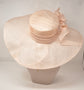 Peach /Apriot Kentucky Derby Hat, Church Hat, Wedding Hat, Easter Hat, Tea Party Hat