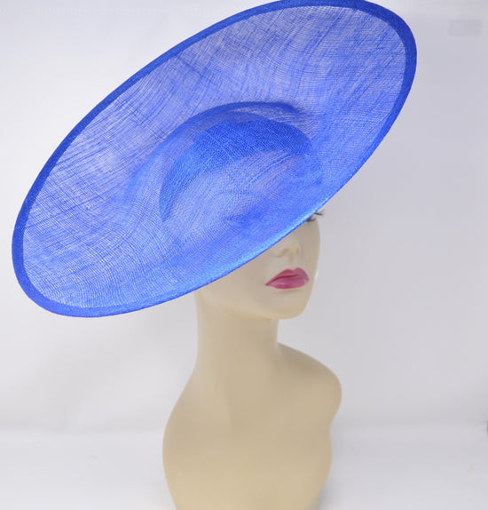 Sinamay Saucer with Upturned Brim Hat Base Hat For DIY Hat Millinery Supply Round Shape 16.14 Diameter