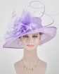 Church Kentucky Derby Hat Carriage Tea Party Wedding  JumboRoyal Ascot Horse Race Oaks day hat( Lavender+ more colors)