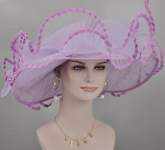 Kentucky Derby Hat, Church hat, Tea Party Hat, Custom hat, Formal Hat, Fashion Hat   Lilac