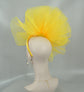 Kentucky Derby Hat Wedding crinoline Fascinator on Headband Women’s  Tea Party Hat, Church Hat, wedding hat Cocktail Hat Lemon Yellow