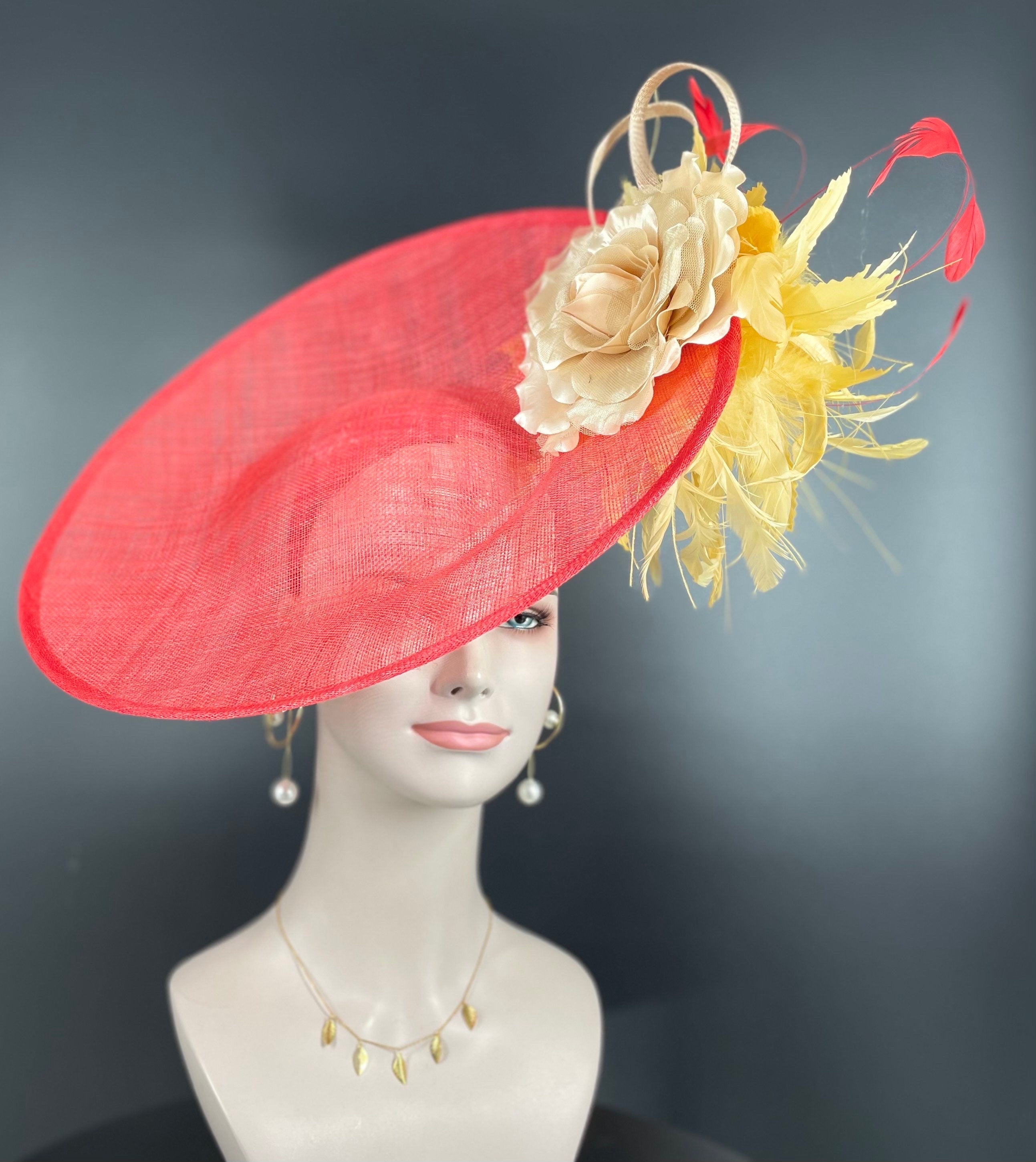 Red hat fascinator online