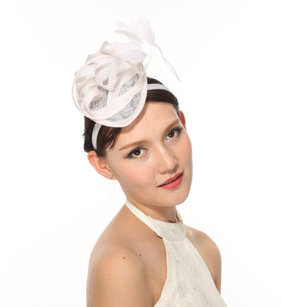 Loop Fascinator Hat for Weddings,church Tea Party